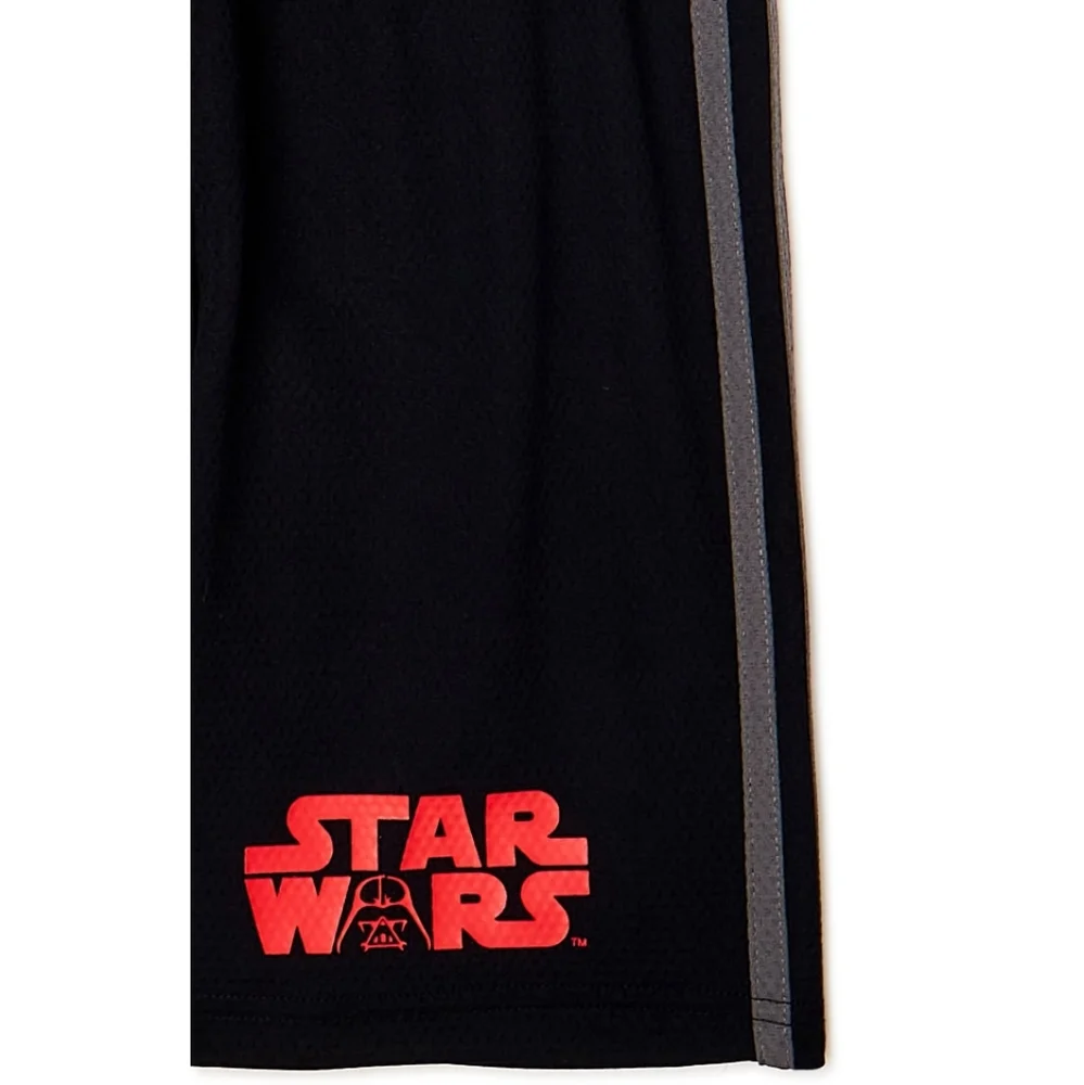 NWT Boys Darth Vader Hoodie and short 2 Piece Set